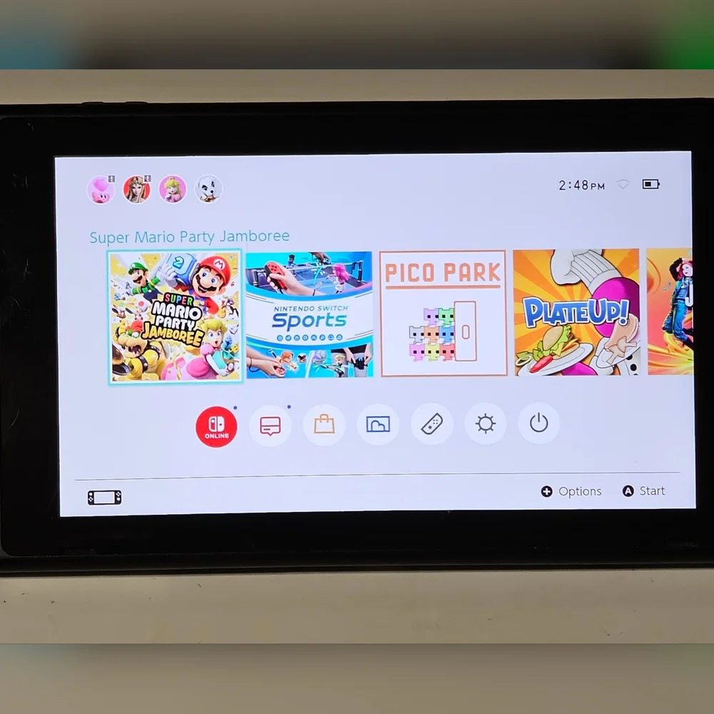 Nintendo Switch Console HAC-001(-01) JoyCon, 4 Controllers, 2 Chargers, More - Picture 3 of 12